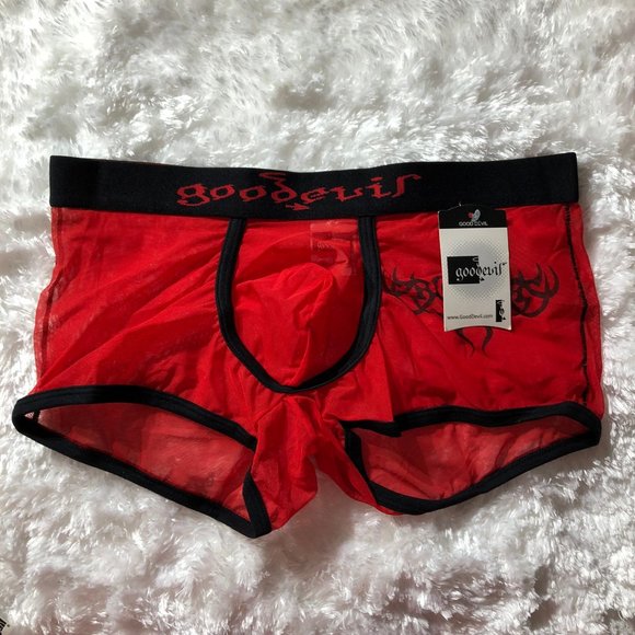 Good Devil Other - 🆕 Good Devil Sheer Print Boxer